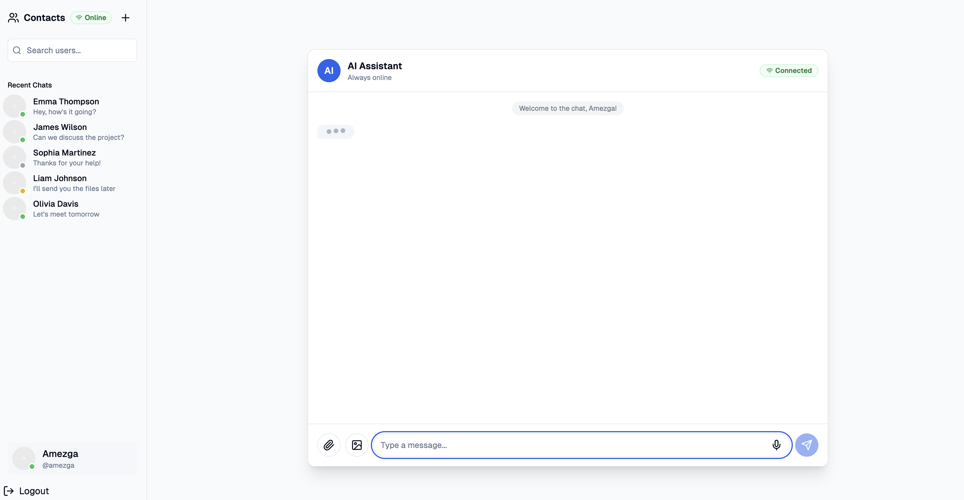 Real-time Chat Messenger